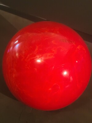 Budweiser Ebonite Red Bowling Ball 15 lb 8 oz | eBay