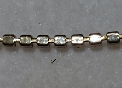 Vintage Bow - Prong Set Rhinestones - Necklace - 1 in Wide Bow - 16 in Long - Picture 8 of 8