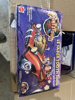 Vintage Mattel The Flintstones Movie Le Saber Tooth 5000 Car 1993