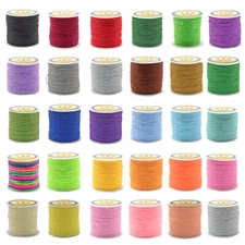 120~130m/roll Polyester Craft Cords Jewelry Beading Thread Bracelet String 0.8mm