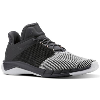 Reebok Fast Flexweave Größen 2,5-6 weiß/grau/schwarz UVP £80 brandneu CN1404 