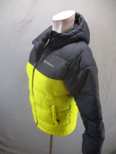 Columbia OMNI-HEAT Size M (10-12) Kids Unisex Full Zip Hood Puffer Jacket 552 - Picture 3 of 14
