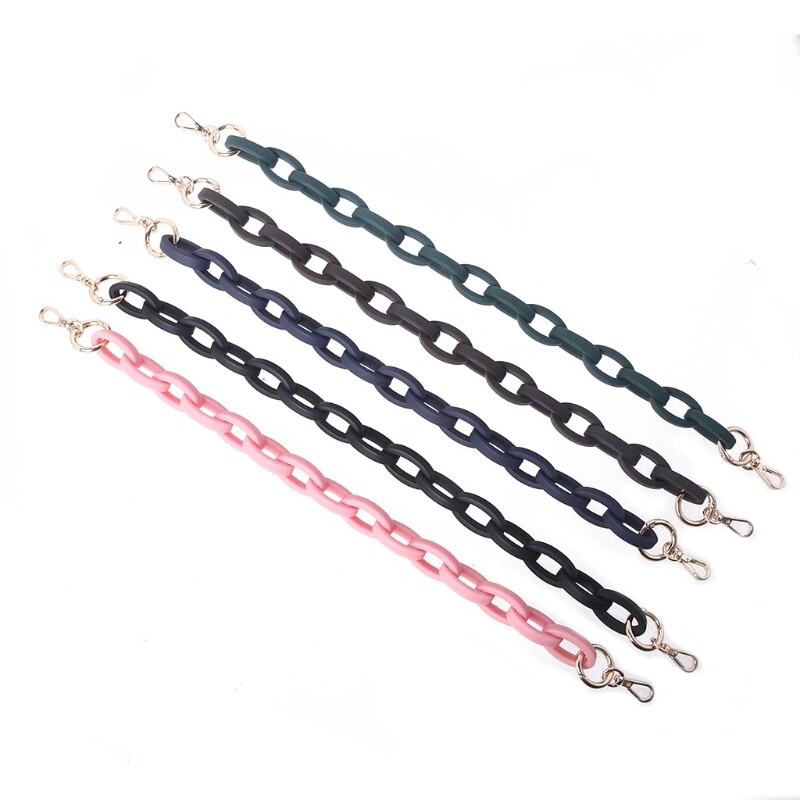 Resin Purse Chain Handles for Bag Strap Replacement Shoulder Straps Purses