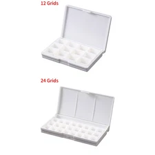 US Watercolor Paint Palette Half Pans Set Empty,Palette Assembled Pans with Lid