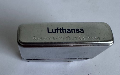 ancien briquet à essence Rowenta compagnie aérienne Luftansa vintage lighter - Picture 10 of 10
