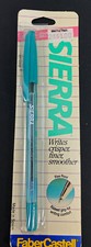Vintage Faber Castell Sierra turquoise Color Ball Pen Stainless Point Made Spain
