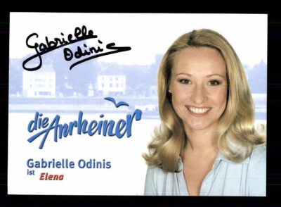 Gabrielle Odinis Die Anrheiner  Autogrammkarte Original Signiert + F 14436