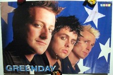 Green Day band Billie Joe Armstrong magazine poster A3 16x11