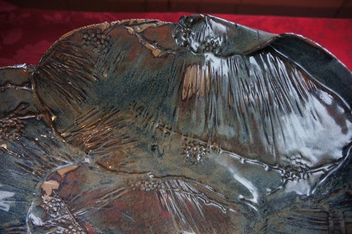LOVELY HANDCRAFTED CLAY/ STONEWARE BOWL - Picture 2 of 3