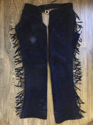 LEATHER CHAPS Rancher Shotgun Pants 