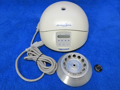 Eppendorf MiniSpin 5452 Microcentrifuge F45-18-11 rotor cord warranty - no lid