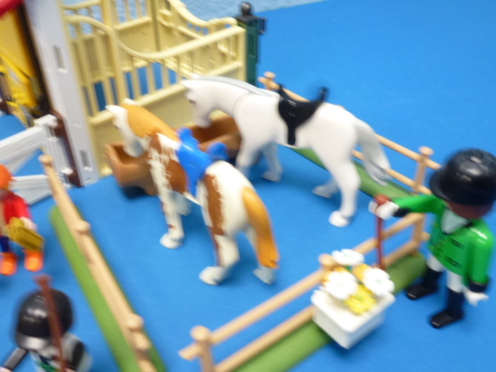  Pferdebox Gehege Pferde Ponys Figuren zu Reiterhof 4190 5221 6926 Motiv 