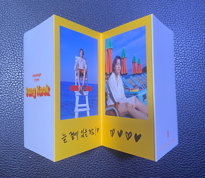 BTS Butter Official Album RM Jin J-Hope V Jungkook Message Cards