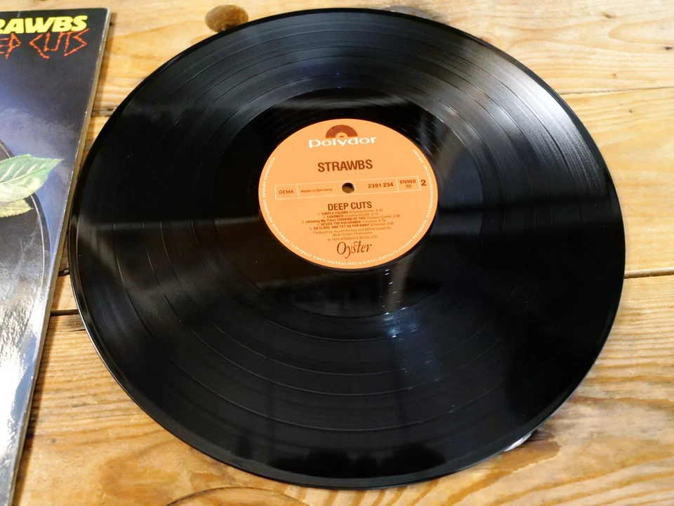 STRAWBS DEEP CUTS LP 33T VINYLE EX COVER EX ORIGINAL 1976 - Photo 4/4