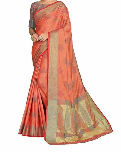 Kanjivaram Cotton Jute Saree 