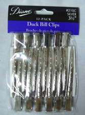 192 Duck Bill Hair Clips Duckbill 3.5" Pack of 12 Alligator 20 Sets Available