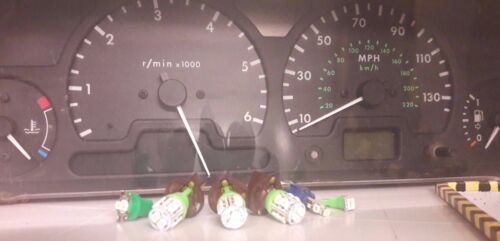 Land Rover Discovery 2 LED Green Dash Dial Instrument Panel Bulbs Set TD5 V8 - Picture 2 of 5