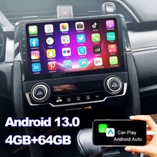 Android 13 4+64GB Car Stereo For Honda Civic ...
