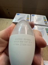 Envirolight 6W Warm White LED Candle Bulb - Small Screw Cap - 5 Packs of 5
