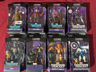 Marvel Legends guardians of the galaxy BAF Titus Complete 7 Fig Plus 1 Total 8
