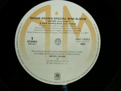 BRYAN ADAMS Japan 1985 AMP-18053 NM Maxi-LP SPECIAL MINI ALBUM | eBay