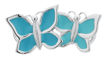 925 SS DOUBLE BUTTERFLY CLASP for Lestage Convertible Bracelet by Value Jewelers