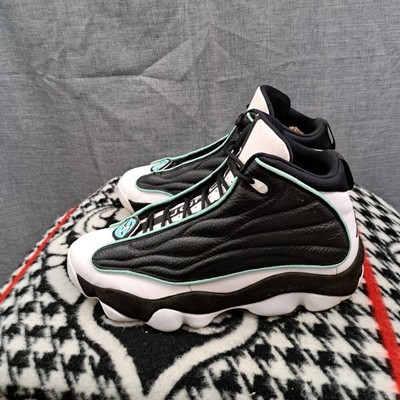 %Size 10.5 - Jordan Pro Strong Tiffany Men Sneaker Black Green AJ18 Size 10.5 - Jordan Pro Strong Tiffany Men Sneaker Black  main image 3