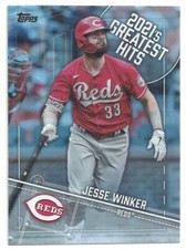  2022 TOPPS BASEBALL - JESSE WINKER - 2021'S GREATEST HITS - #14 - REDS