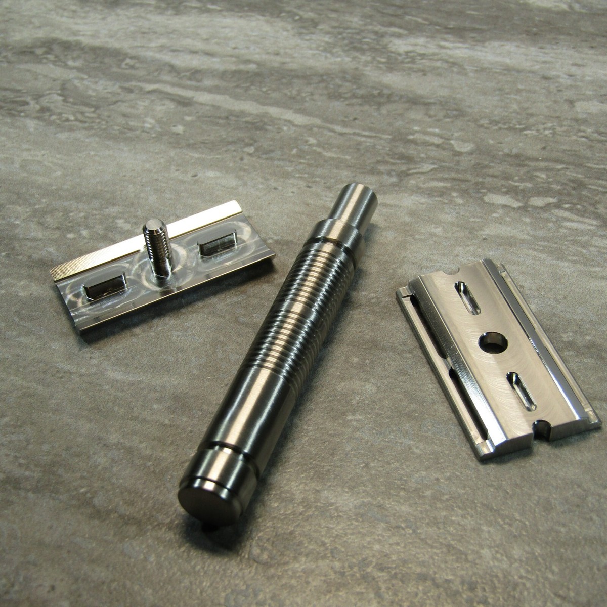 Yaqi Tile Stainless Steel DE Safety Razor | eBay