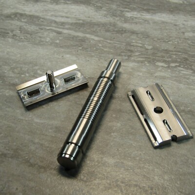 Yaqi Tile Stainless Steel DE Safety Razor | eBay