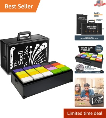 Upgraded Game Card Storage Case - Reinforced Design - Fits up to 2500 Cards