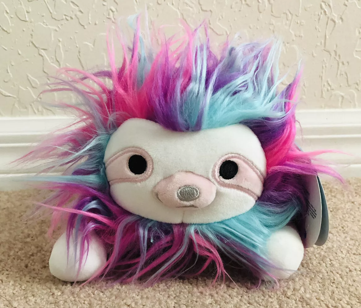 Squishmallow Rayen Hug Mees Laying Pink Sloth Plush 7.5