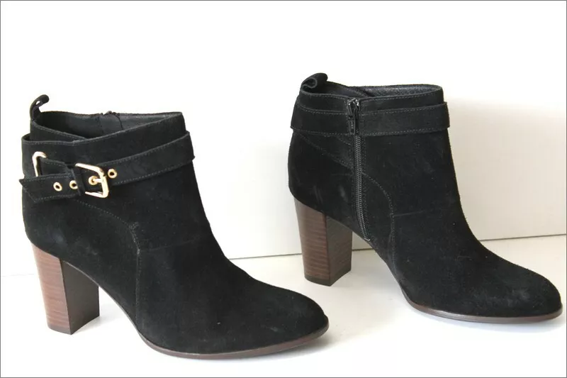 SAN MARINA Bottines boots Nubuck Noir T 38 TBE eBay