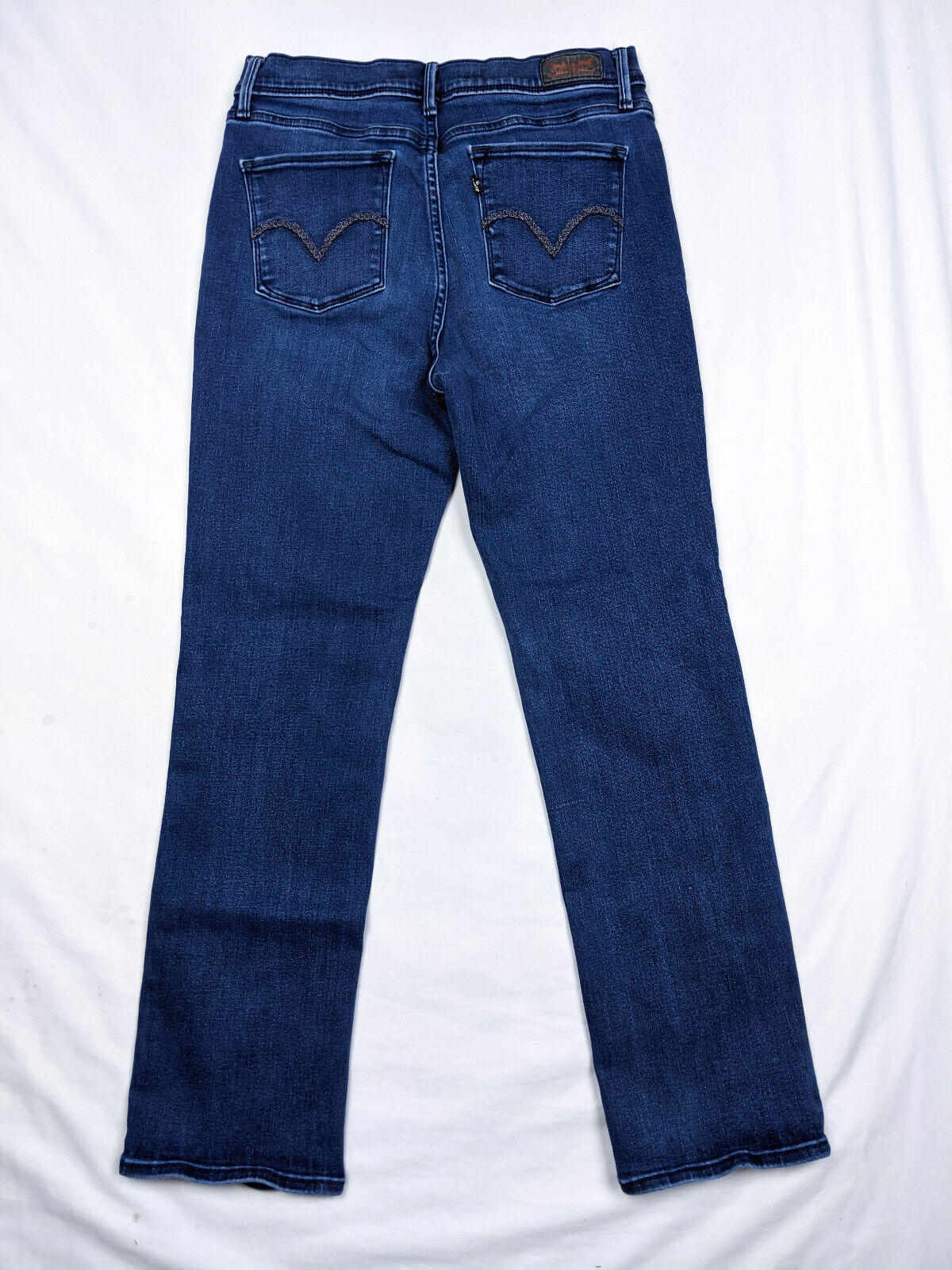 Levis 512 Perfectly Slimming Straight Leg Womens Blue Jeans Petite Size 10P  | eBay