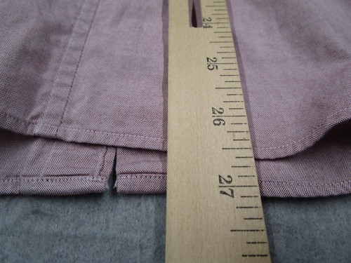 Aloha Rag Shirt Mens Small Red Button Up Long Sleeve Twill Made in Japan - Picture 12 of 13