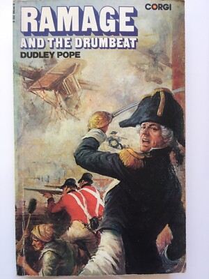 RAMAGE AND THE DRUMBEAT - DUDLEY POPE (CORGI PAPERBACK, 1973)