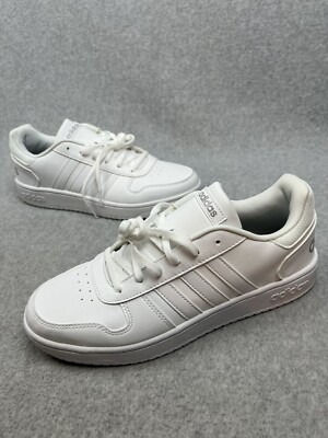 Adidas Hoops 3.0 Low Basketball Sneakers Women Size 11 Classic white Summer*