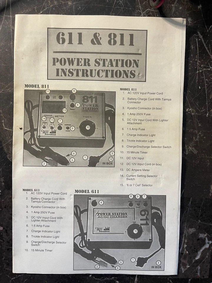 Chicago Model International 811 Power Station/Charger-TESTED - Image 4 of 4