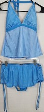 Robby Len NWT Womens Tankini 2 Piece Bathing Suit Hyg Liner Sizes T: 12 B:8 78