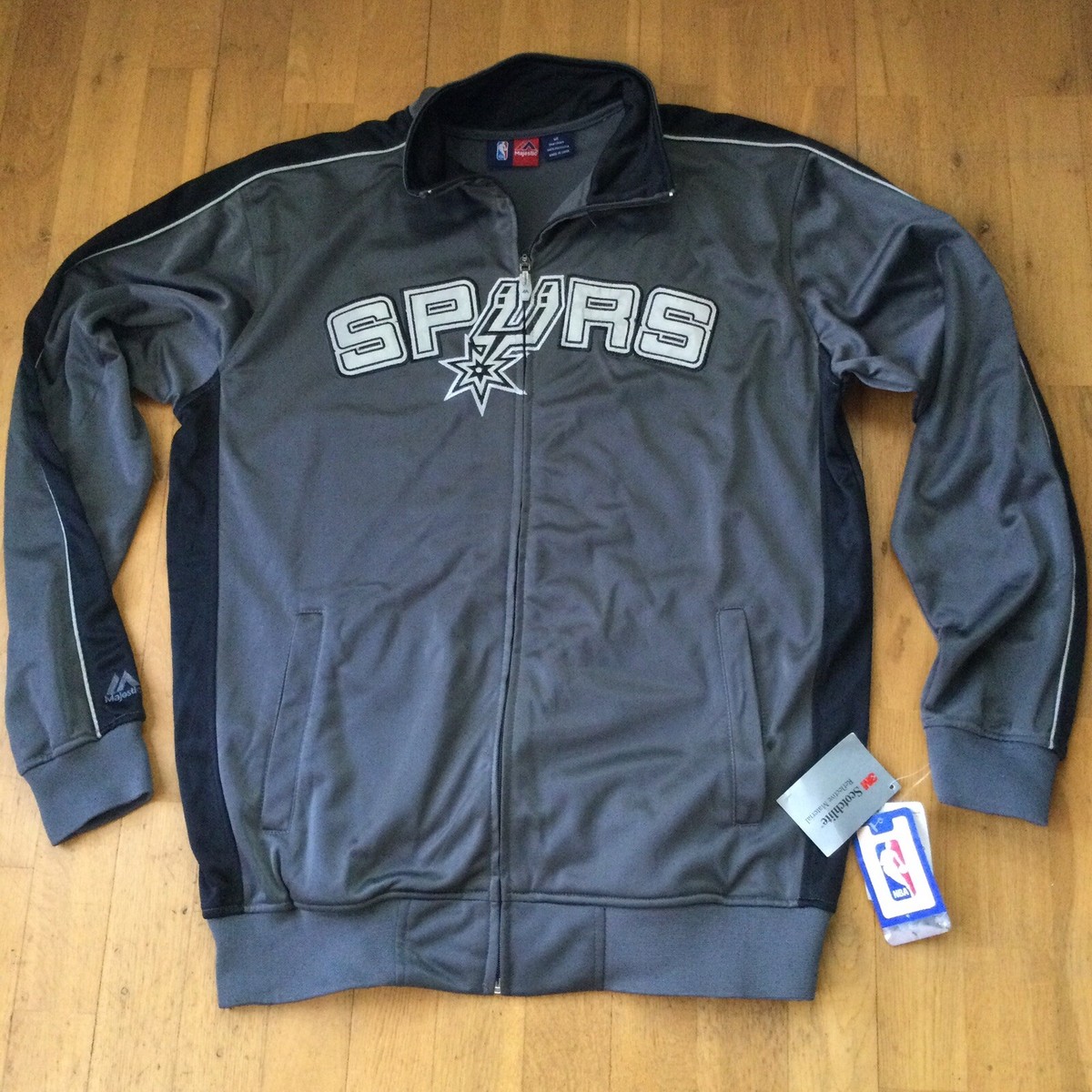 90's NBA SPURS Denim Jacket ウェンバンヤマ ダンカン NWT Spurs Victor Wembanyama Jacket M - NBA San Antonio Majestic