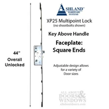 Ashland Multipoint Lock XP25 3 point Shootbolt  60mm Backset 20mm Faceplate