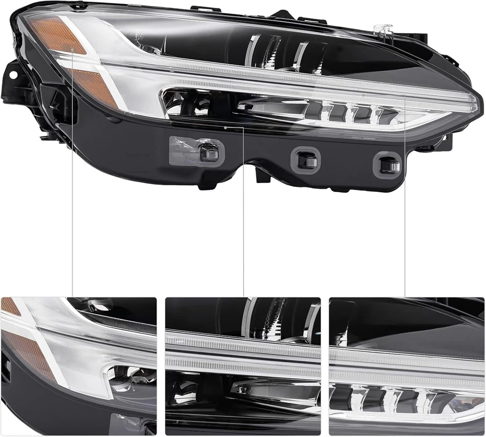 Fits 2018-2023 VOLVO S90 V90 Right Side Full LED Headlight Assembly 114-10943R Foto 3 de 4