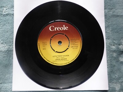 JOHN ASHER - LET'S TWIST AGAIN, 1975 EX