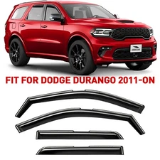 Rain Guards Vent Visors Shade for 2011-2026 Dodge Durango SHATTERPROOF