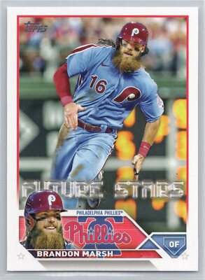 2023 Topps Series 1 #237 Brandon Marsh Philadelphia Phillies FS