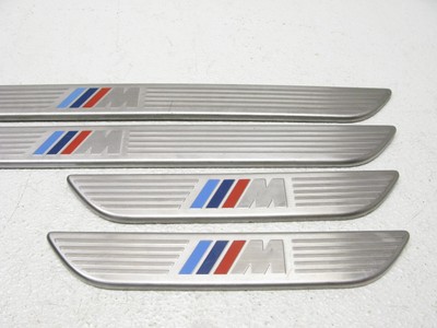 10-14 BMW E71 X6 M SPORT ALUMINIUM DOOR SILL PLATE FRONT REAR LEFT  