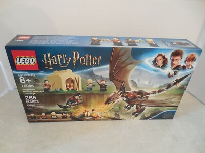 LEGO HARRY POTTER #75946, HUNGARIAN HORNTAIL TRIWIZARD CHALLENGE, NEW OPEN BOX!