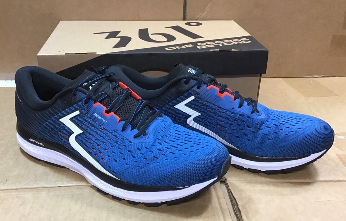 361 Degrees Meraki 4 Running Shoes Mykonos Blue/Black Men