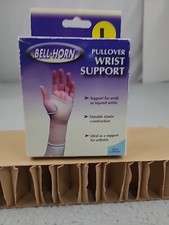 BELL-HORN ELASTIC PULLOVER WRIST SUPPORT LARGE 7.5-8.5" BEIGE BRAND NEW IN BOX