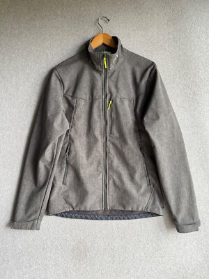 Helly Hansen Jacket Mens M Regular Fit Paramount Series Gray Softshell Gropcore